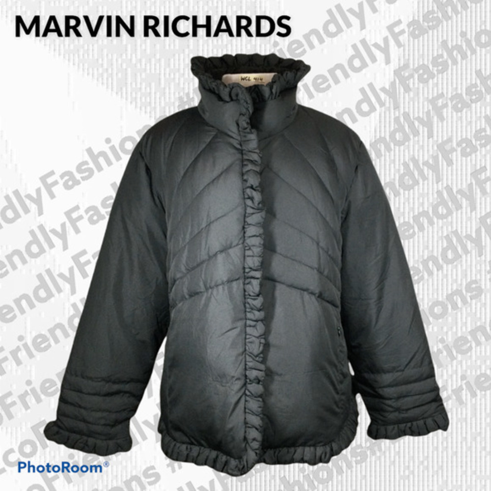 Marvin Richards Women Puffer Jacket Black Size 2X